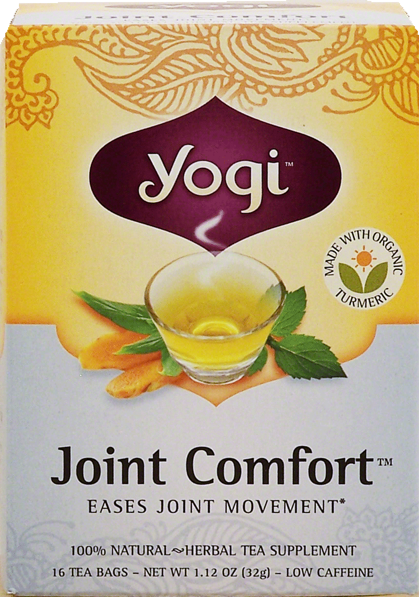 Yogi Joint Comfort herbal tea supplement eases joint movement, low caffeine, 16-bags Full-Size Picture